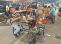 Serka Safari Babinsa Koramil 0201-06/MS Komsos Bersama warga Binaan Di Wilayah