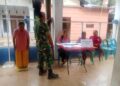 Babinsa Koramil 14/PB Mendampingi Kegiatan Posyandu Desa Cinta Rakyat