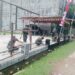 Ciptakan Pangkalan Rapi dan Nyaman, Personel Koramil 03/SB Gotong Royong Cat Ulang Markas