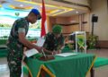 Sertijab dan Tradisi Satuan, Kodam XVIII/Kasuari Perkuat Kepemimpinan dan Soliditas Keluarga Besar TNI AD