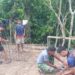 Satgas Karya Bakti TNI Lanjutkan Pembangunan Jembatan Beton di Desa Mehaga Nias Selatan