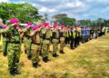 Prajurit Puslatpurmar 7 Lampon Ikuti Upacara HUT Ke-81 Kemerdekaan RI di Banyuwangi