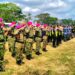 Prajurit Puslatpurmar 7 Lampon Ikuti Upacara HUT Ke-81 Kemerdekaan RI di Banyuwangi