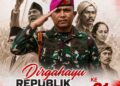 SEMANGAT PAHLAWAN, NAPAS KEMERDEKAAN” DANPUSLATSUS HADIRI UPACARA HUT KE-81 REPUBLIK INDONESIA