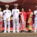 Komandan Puslatpurmar 8 Teluk Ratai Hadiri Peringatan HUT Ke-81 Kemerdekaan Republik Indonesia di Pemkab Pesawaran-Lampung