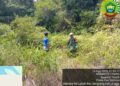 Babinsa Koramil 06/Senayang Bersama Warga Patroli Cegah Karhutla, Wujudkan Kepedulian Menjaga Lingkungan