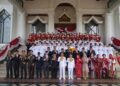 Danrem 042/Gapu Hadiri Upacara HUT ke-81 Kemerdekaan RI di Kantor Gubernur Jambi