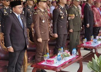 Upacara HUT ke-81 Kemerdekaan RI di Kabupaten Sekadau Berlangsung Khidmat