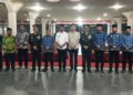 Kawal Tradisi Kebangsaan, Danramil 11/KP Hadiri Malam Taptu dan Pawai Obor HUT Ke-81 RI di Kotapinang