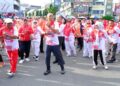 Dandim 0209/LB Hadiri Semarak Jalan Santai HUT Ke-81 RI Bersama Forkopimda dan Warga Labuhanbatu