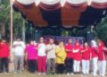 Danramil 13/AN Hadiri Jalan Santai Semarak HUT Ke-81 RI Tingkat Kecamatan Bilah Hulu