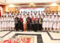Dandim Hadiri Jamuan Makan Malam Dengan Paskibraka Kota Medan di Pendopo Rumah Dinas Walikota Medan