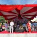 PERINGATI HUT KE-81 RI, DANRAMIL 0201-05/MB BERSAMA BABINSA HADIRI UPACARA BENDERA DI WILAYAH BINAAN