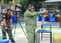 PANGKORMAR BINA KEMAMPUAN MENEMBAK BERSAMA PEJABAT UTAMA KORPS MARINIR
