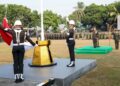 Kaskostrad Pimpin Upacara HUT Ke-81 Kemerdekaan RI di Lapangan Zeni Kostrad