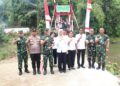 Dandim 0201/Medan Resmikan Jembatan Gantung Perintis Garuda di Namorambe, TNI Perlancar Mobilitas Warga