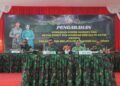 Kunker Danrem 042/Gapu Brigjen TNI Nyamin ke Kodim 0417/Kerinci Disambut Wali Kota Sungai Penuh