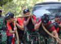 Semarak HUT ke-81 RI, Yonif 330 Kostrad Gelar Lomba dan Karnaval