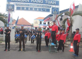 Puncak Peringatan HUT Ke-81 Kemerdekaan RI, SMK KAL-1 Bagi-bagi Doorprize.