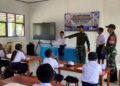 Yonarmed 12 Kostrad Tanamkan Disiplin Sejak Dini melalui Latihan PBB di SMPN Dafala
