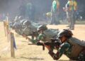Peleton Tangkas Brigif 3 Kostrad Uji Ketajaman Menembak dan Kekompakan Bela Diri