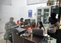 BABINSA KELURAHAN MANGGA MELAKSANAN ANJANGSANA DI KANTOR LURAH