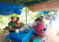 PERKUAT SINERGI, BABINSA KORAMIL 0201-05/MB BERSAMA BHABINKAMTIBMAS KOMSOS BERSAMA WARGA KELURAHAN AUR