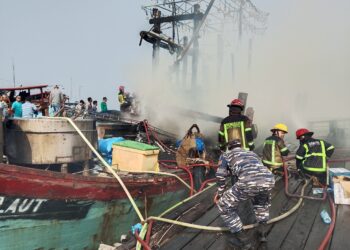 ‎API MELALAP KM CENDRAWASIH LAUT DI GABION, POSAL MEDAN LABUHAN KODAERAL I SIGAP JAGA KESELAMATAN