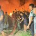 Prajurit Kodam XXIV/MT Bergerak Cepat, Api Lahan Di Jalan Poros Tanah Miring Berhasil Dipadamkan