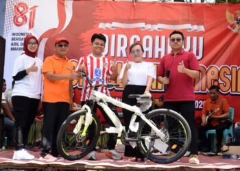 Meriahkan HUT ke-81 RI, Warga RW 08 Dusun Sumput Asri Gelar Olahraga Bersama