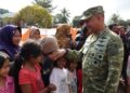 Marsdya TNI Muzafar Turun Langsung, Pastikan Kebutuhan Pengungsi NTT Terpenuh