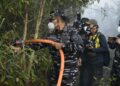 DANKODAERAL XIII DAN FORKOPIMDA KALSEL TINJAU LANGSUNG KESIAPAN POSKO KARHUTLA