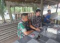 Warung Di Manfaatkan Babinsa Koramil 03/Sungai Sariak Komsos Dengan Warga Binaan