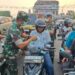 Danrem 042/Gapu Bagikan Masker kepada Masyarakat, Imbau Warga Jaga Kesehatan