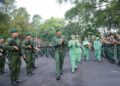 Purna Tugas, Prajurit Brigif 13 Kostrad Disambut Hangat Rekan Prajurit dan Persit