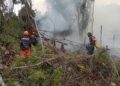 Koramil 1204-01/Kapuas Padamkan 17 Titik Karhutla, Luas Lahan Terbakar Capai 8,8 Hektare
