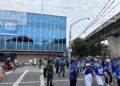 BABINSA KORAMIL 0201-05/MB AMANKAN JALAN SEHAT HUT KE-147 PAROKI KATEDRAL MEDAN