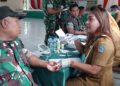 Jaga Kebugaran, Pererat Kekompakan dan Peduli Kesehatan, Persit KCK Kodim 1310/Bitung Gelar Olahraga Bersama, Lomba, serta Pemeriksaan Kesehatan Gratis, Semarakan HUT ke-81 RI