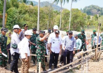 Pangdam XIII/Merdeka Cek Langsung Progres Pembangunan Markas Yonif TP 915/Bitu’o di Boalemo