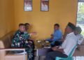 Komsos di Kuta Dame, Babinsa Koramil 06/Kerajaan Ajak Perangkat Desa Waspadai Karhutla