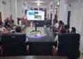 BABINSA KORAMIL 0201-05/MB HADIRI RAPAT KOORDINASI PEMBANGUNAN POS DI JALAN MANGKUBUMI