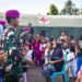 Marinir Berbagi Keceriaan Bersama Anak-Anak Pengungsi Korban Gempa NTT