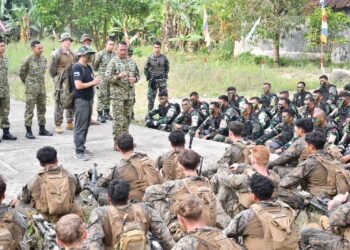 KASKORMAR TINJAU LATIHAN MARINIR INDONESIA – US MARINES, CEK KESIAPAN SUPER GARUDA SHIELD