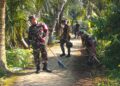 Karya Bakti TNI ,Babinsa Koramil 14/ PB dengan Komllek Kodam1 / BB Satnon Kowil dengan Masyarakat Jati Kesuma