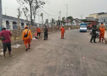 Program Satgas Grebek Sampah Kodim 0502/JU Terus Dilaksanakan,Wujudkan Lingkungan ASRI dan Sehat