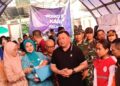 Dandim 0502/JU Bersama Unsur Forkopimko Jakarta Utara Kunjungi Pengungsi Korban Kebakaran Muara Angke Penjaringan