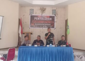 Cegah Karhutla Tim Satgas Penyuluhan Mabes TNI Gelar sosialisasi di Kabupaten Sekadau