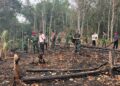 Perkuat Sinergi Cegah Karhutla, Tim Satgas Karhutla Sosialisasi dan Cek Langsung Lokasi Kebakaran di Keranji Mancal