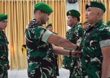 Dandim 0203/Langkat Pimpin Sertijab Kasdim dan Pabung