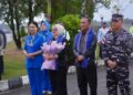 Pangkoarmada RI Tiba di Ambon, Disambut Komandan Kodaeral IX dengan Tradisi Cakalele